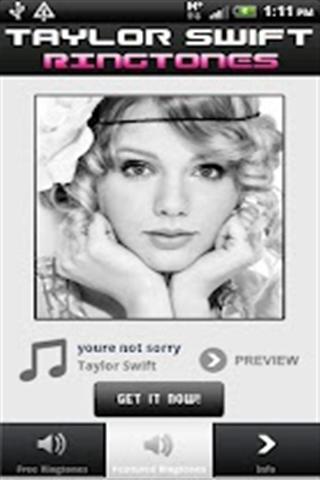 泰勒·斯威夫特铃声 Taylor Swift Ringtones截图4