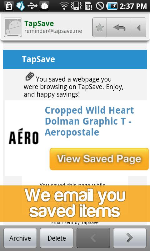 TapSave - Best Coupons &amp; Deals截图1