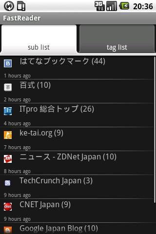 FastReader (for Google Reader)截图2