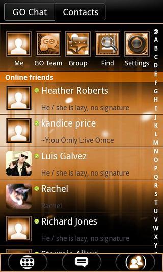 GOSMSTheme Ultimate ORANGE ICS FREE GO SMS Pro Theme截图4