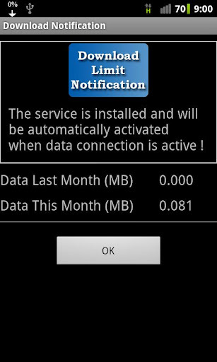 Download Limit Notification截图1