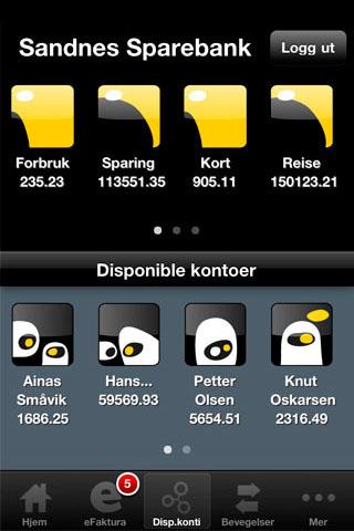 Sandnes Sparebank Mobilbank截图4