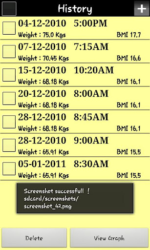 Weight Tracker Lite截图5