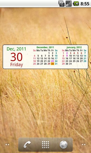 strCalendar （カレンダーウィジェット）截图8