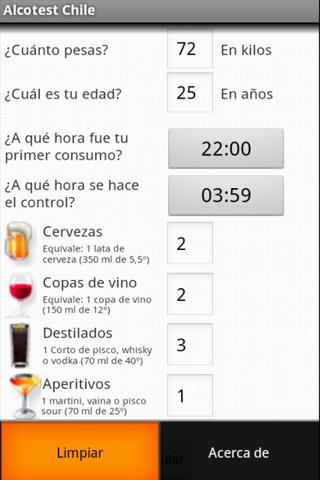 Alcotest Chile截图3