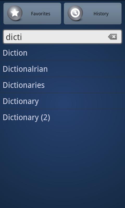 Webster dictionary截图2