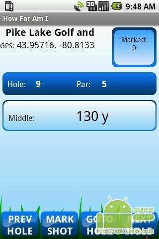 我打了多远？-免费高尔夫GPS截图1