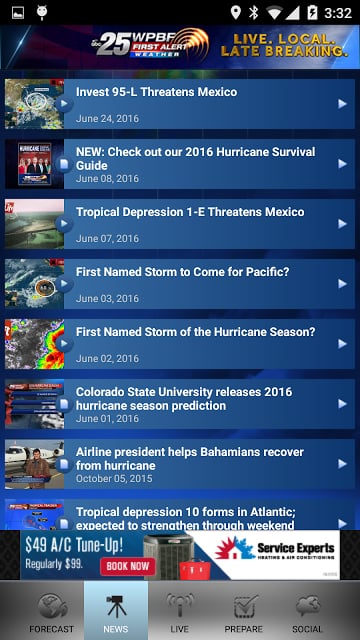 Hurricane Tracker WPBF 25截图5