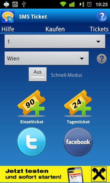 SMS Ticket &Ouml;sterreich截图3