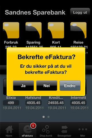 Sandnes Sparebank Mobilbank截图3