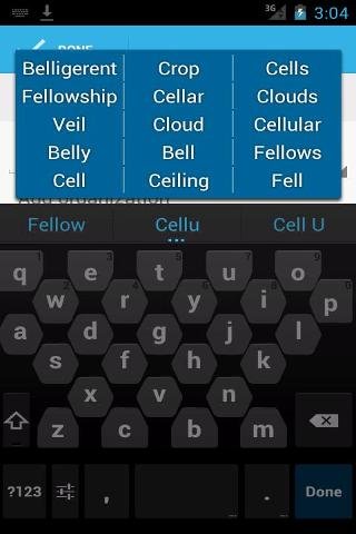 Cellular big keyboard (Free)截图4