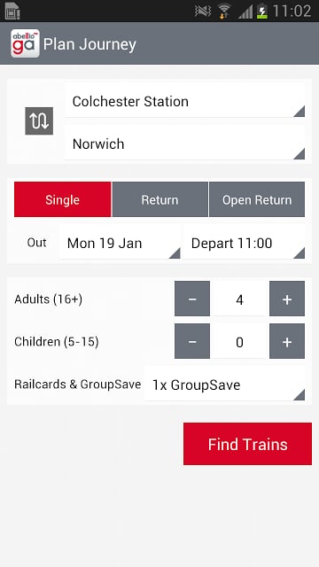 Greater Anglia Tickets截图1