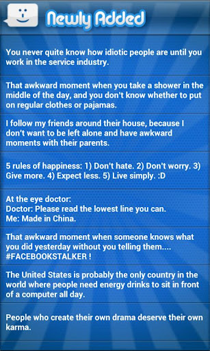 Funny Status Updates 2截图4