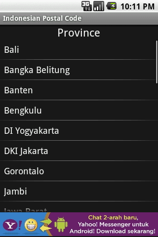 Indonesian Postal Code截图1