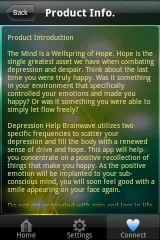 Depression Help Brainwave Lite截图1