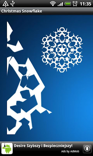 Paper snowflake cut截图4