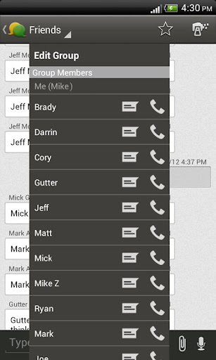 Group Texting + Text Messaging截图1
