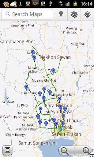 Thailand Flood Maps 2011截图5