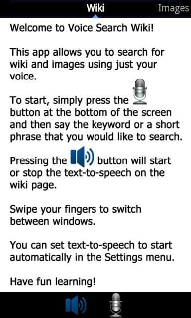 Wikipedia Voice Search截图1