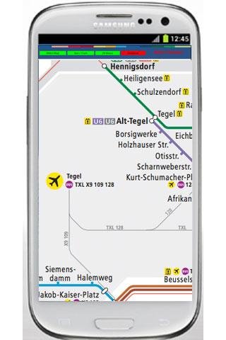 柏林地铁电车地图截图1