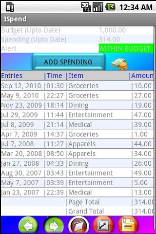 ISpend(Spending Monitor)-Free截图5