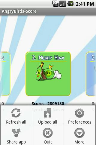 AngryBirds-Score截图1