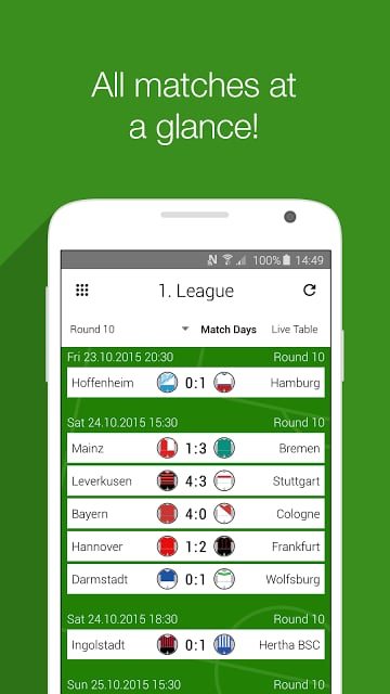 Football Live Scores GoalAlert截图7