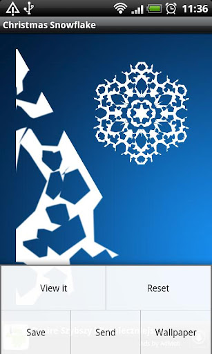 Paper snowflake cut截图5