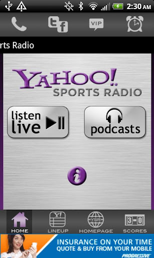 Yahoo! Sports Radio截图1