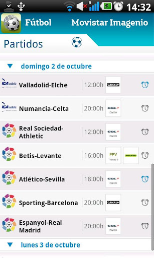 Movistar F&uacute;tbol截图6