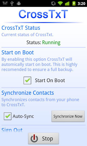 CrossTxT - SMS from Computer截图2