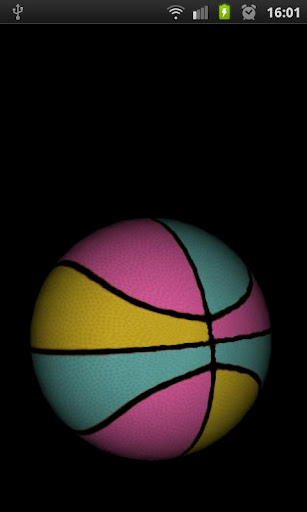 Bouncy 3D Basketball Live Wall截图1