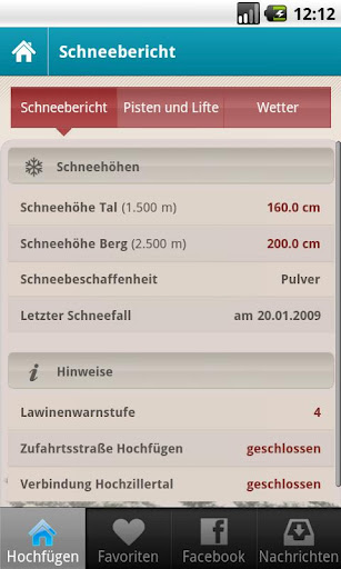 Skiregion Hochf&uuml;gen截图1