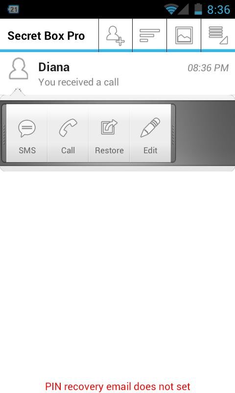 Ultimate Secret Box (Call&amp;MMS)截图4