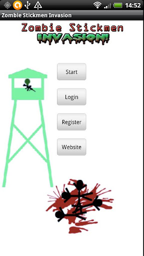 Zombie Stickmen Invasion截图2