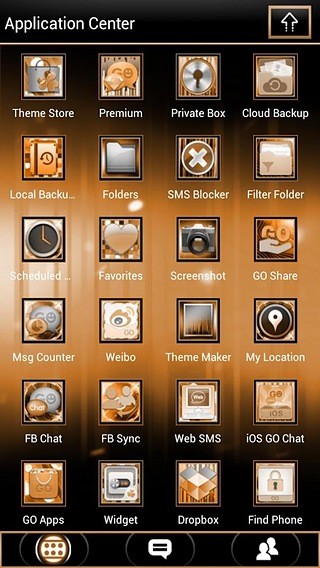 GOSMSTheme Ultimate ORANGE ICS FREE GO SMS Pro Theme截图5