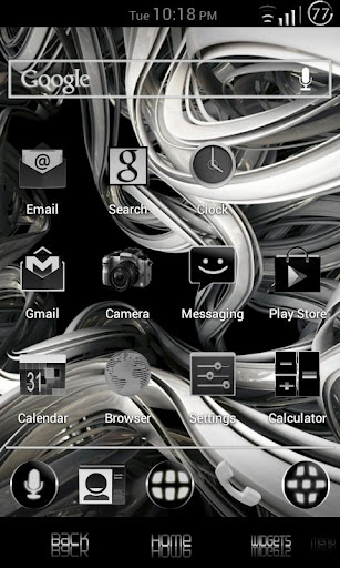 CM10 JB Theme: BLIZZARD FREE截图11