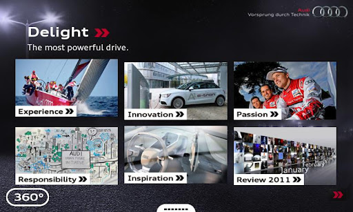 Audi 2011 Annual Report Tablet截图4