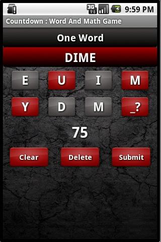 Countdown : Word &amp; Math Game截图2