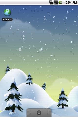 Winter Snow PRO Live Wallpaper截图1