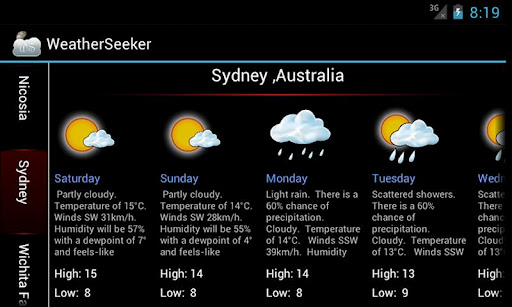 Weather Seeker Widget截图6