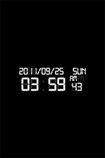 Digital Clock Wallpaper Free截图1