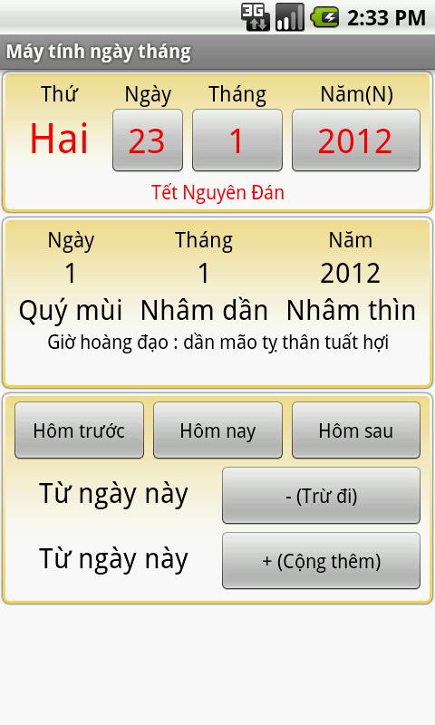 Máy tính ngày tháng截图4