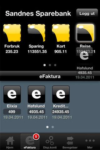 Sandnes Sparebank Mobilbank截图2