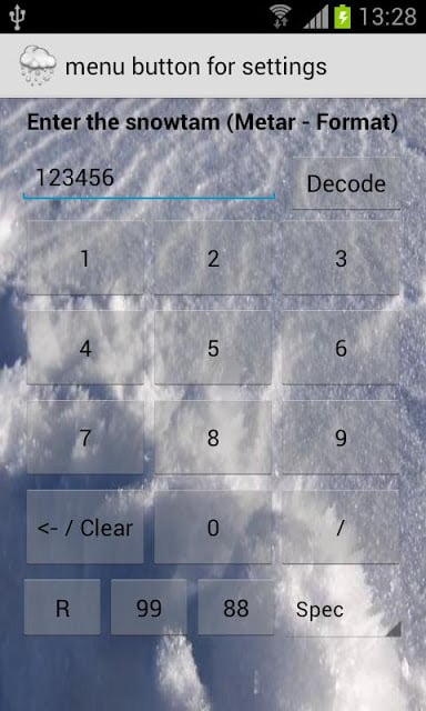 Snowtam Decoder截图2