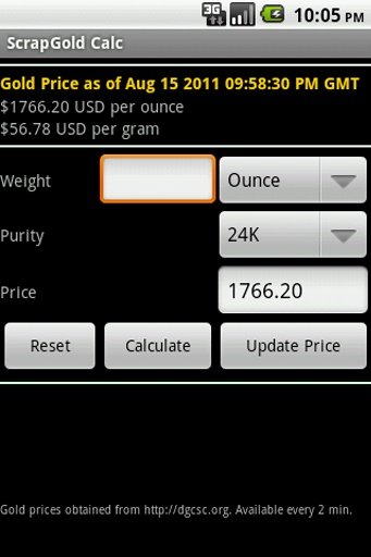 Scrap Gold Calculator截图4