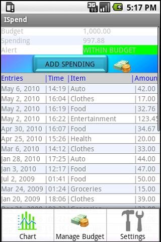 ISpend(Spending Monitor)-Free截图7