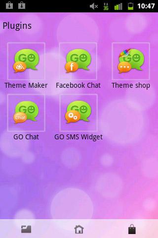 Go SMS Pro Theme Soft Pink截图3