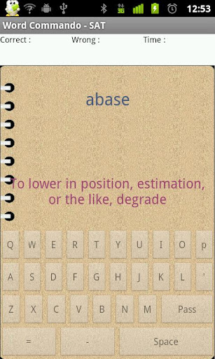 SAT vocabulary , word memory截图4