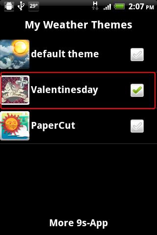 9s-Weather Theme+(情人节)截图8